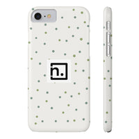 Green Dots - Case Mate Slim Phone Cases
