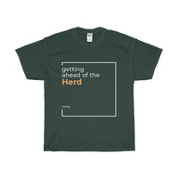 Getting Ahead of the Herd  (with Orange Print)