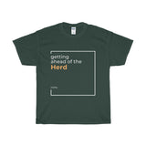 Getting Ahead of the Herd  (with Orange Print)