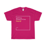 Getting Ahead of the Herd  (with Orange Print)