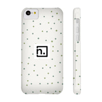 Green Dots - Case Mate Slim Phone Cases