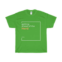 Getting Ahead of the Herd  (with Orange Print)