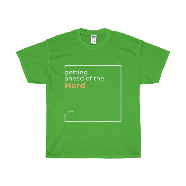Getting Ahead of the Herd  (with Orange Print)