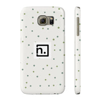 Green Dots - Case Mate Slim Phone Cases