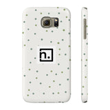 Green Dots - Case Mate Slim Phone Cases