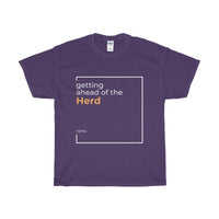 Getting Ahead of the Herd  (with Orange Print)