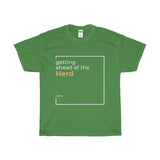 Getting Ahead of the Herd  (with Orange Print)