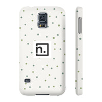 Green Dots - Case Mate Slim Phone Cases