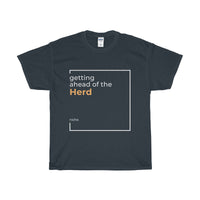 Getting Ahead of the Herd  (with Orange Print)
