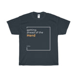 Getting Ahead of the Herd  (with Orange Print)